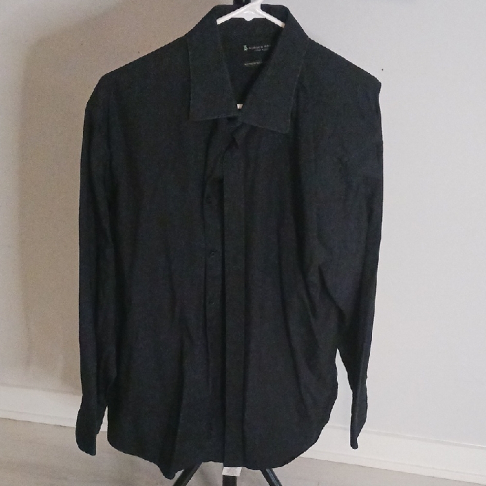 Hudson Room 80's Two Ply Fitted Dress Shirt - Men's Size 17 / 34